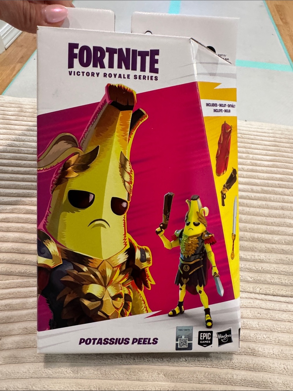 Hasbro Fortnite Potassius Peels Action Figure - Yellow, Pink
